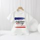 thumbnail image 2 of Gibobby Tirantes Para&nbsp;Camisa Camisetas con estampado de texto del 4 de julio para niños pequeños(Blanco, 3-4 Años), 2 of 5