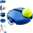 thumbnail image 1 of Tennis Ball Training Baseboard, Tennis Trainer Rebound Ball with String, Solo Tennis Practice Rebounder for Backyard, Court,Garage, Self Tennis Training Equipment Set for Adult,Beginner, 1 of 6