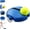 Blue*1PC, variant on Tennis Ball Training Baseboard, Tennis Trainer Rebound Ball with String, Solo Tennis Practice Rebounder for Backyard, Court,Garage, Self Tennis Training Equipment Set for Adult,Beginner