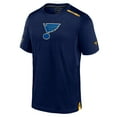 thumbnail image 2 of Men's Fanatics  Navy St. Louis Blues Authentic Pro Performance T-Shirt, 2 of 3