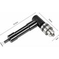 thumbnail image 5 of Cordless Right Angle Drill Attachment Adapter, Full Metal Casting Structure Ensures Durability And Strength For Heavy-Duty Tasks, Compatible With Most Hand, Electric Drills And, 5 of 5