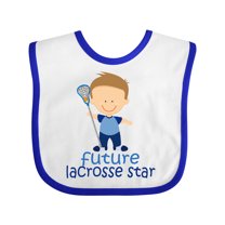 Inktastic Future Lacrosse Star Boy Boys Baby Bib