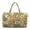 Retro Floral Print, variant on Garronmavis Black Spider Web Print Large Quilted Duffle Bag for Women, Travel Weekender Bag Overnight Carry On Bag with Zipper Pockets for Gym, Dance, Halloween Getaways