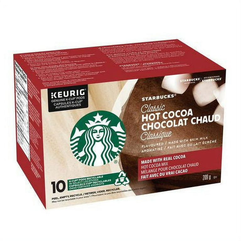 Starbucks Classic Hot Cocoa K-Cups, 10ct Box, 209g/7.3 oz