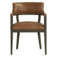 thumbnail image 3 of Sunpan Brylea 20.5" Modern Leather Dining Armchair in Shalimar Tobacco, 3 of 9