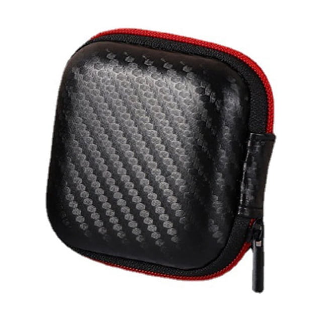 Billuyoard Bolsas de almacenamiento para carga de auriculares, organizador de cables portátil compatible con Bluetooth, fundas de cuero con Almacenamiento y organización del hogar