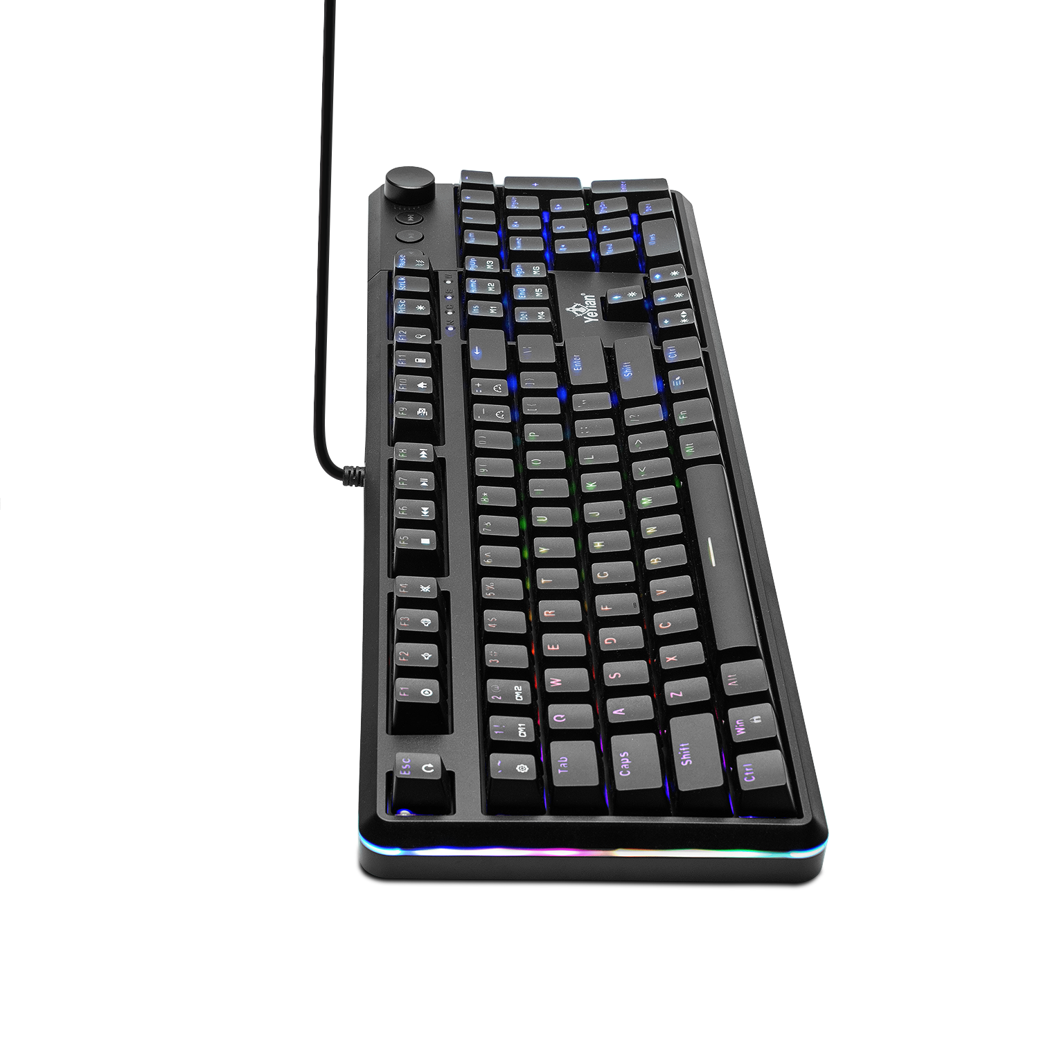 YEYIAN Asward Series 3000 TKL Mechanical Gaming Keyboard – Outemu Blue Switches, RGB Backlit, 104 Keys, Anti-Ghosting. YTM-28208B-EN