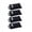 4-Pack PU Leather Do, variant on 3-Pack PU Leather Double Squeeze Top Eyeglass Pouches (Pink/Black/White) - Soft Protective Eyeglass Case Organizers for Daily & Travel Use