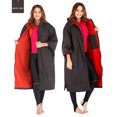 thumbnail image 3 of Chaqueta impermeable de doble capa de manga larga con capucha y cremallera deportiva cálida, 3 of 7