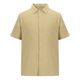 thumbnail image 4 of Playera Elvqul para Hombre Manga Corta sin Estampado Caqui Playa Abotonada con Solapa Algodón, 4 of 6