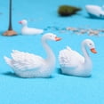 thumbnail image 6 of Dream Lifestyle 1Pc Resin Couple Swan Model DIY Miniature Landscape Garden Bonsai Ornaments, 6 of 8