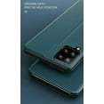 thumbnail image 6 of Luxury Flip Case for Samsung Galaxy M53, Premium PU Leather Smart Sleep/Wake Up Function Smart View Window Business Phone Cover for Samsung Galaxy M53 BX Black, 6 of 9