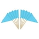 thumbnail image 1 of 100 Pcs Palillos de bandera Decoraciones para pasteles Marcadores de queso Decoración de fiesta de colores Azules, 1 of 7