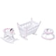 thumbnail image 2 of Muebles para casa de muñecas Jadeshay Accesorios 1:12 cuna cochecito diseño elevado, 2 of 10