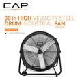 thumbnail image 2 of Ventilador de piso de alta velocidad y servicio pesado CAP Barbell de 30 pulgadas: máxima potencia de enfriamiento para gimnasios y hogares, 2 of 5
