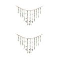 thumbnail image 1 of mmirethe Stylish Macrame Wall Hanging Adds Touch Of Luxury To Home Suitable For Any Occasion Unique Style type 1 2Set, 1 of 6