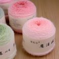 thumbnail image 5 of Piqoeei Ombre Yarn Cake 1-Pack, 200g (7.05oz) Gradient Yarn for Crocheting and Knitting, 80% Acrylic 20% Nylon #4 Medium Worsted Weight, for Sweaters, Blankets, Scarves, Shawls, 5 of 10