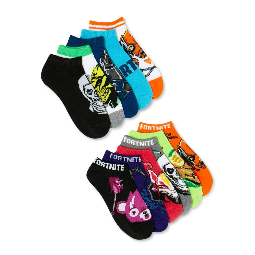 Fortnite Fortnite Boys Socks, 11 Pack No Shows Sizes 68 911