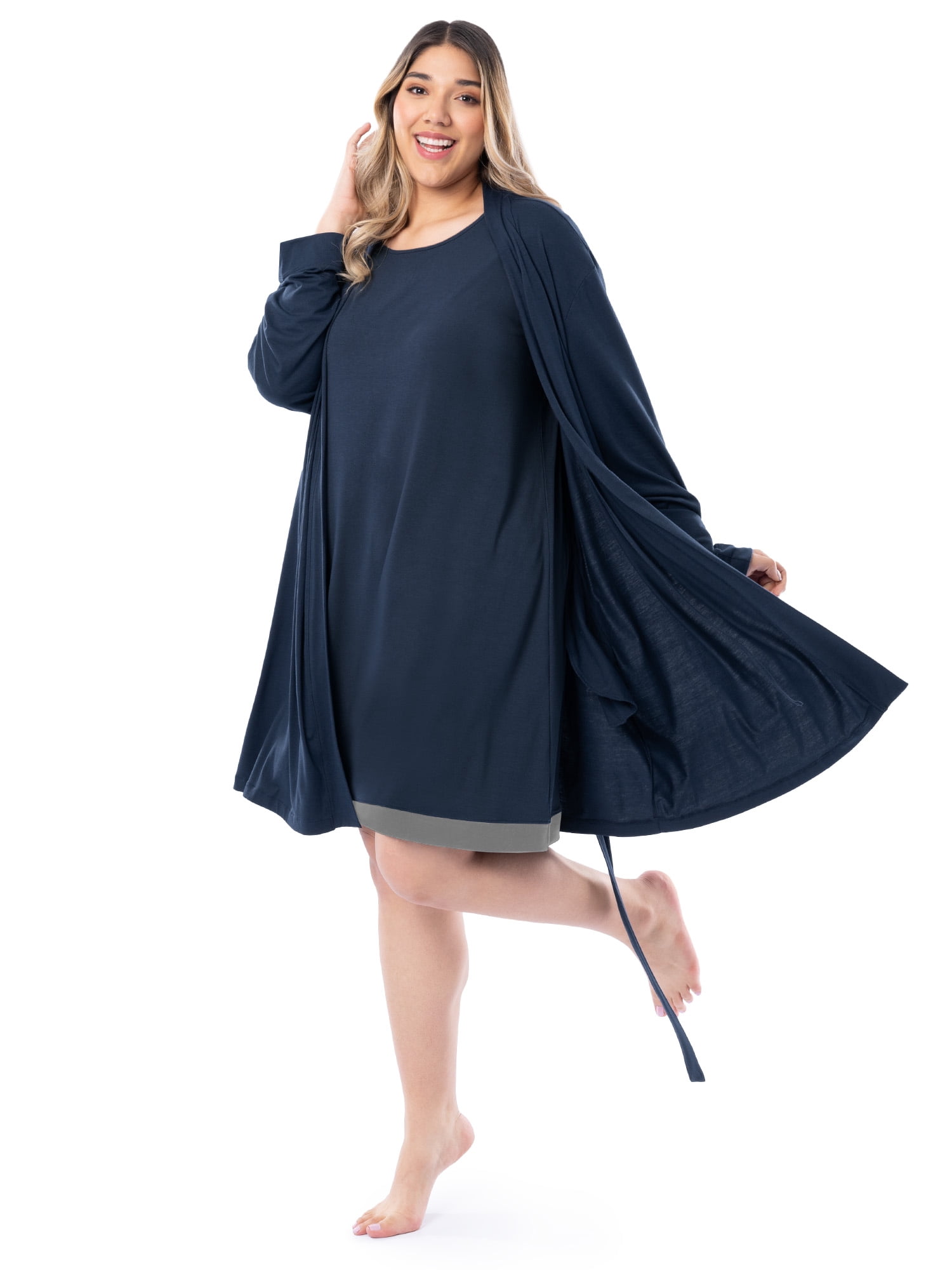 Fruit of the Loom Women's Breathable Robe, Sizes S-3X
