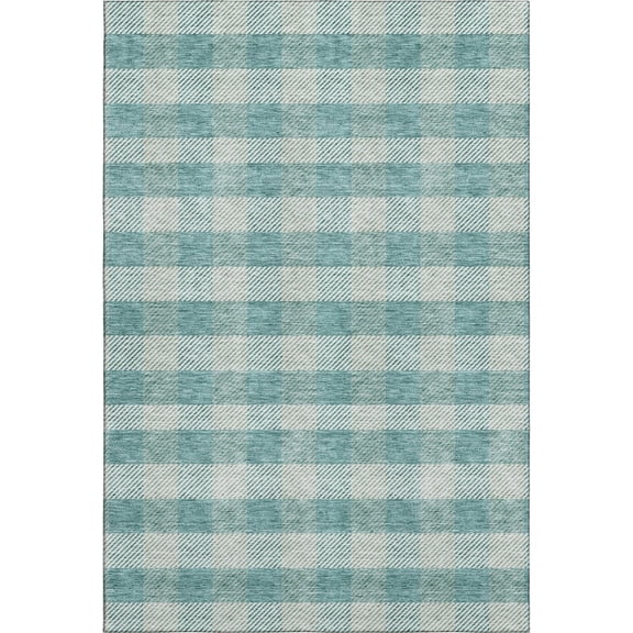Dalyn Rugs Premium Machine Washable Mayfield AMF924 Teal 8' x 10' Rug