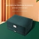 thumbnail image 3 of Flannel Jewelry Box Tri-Layer Vintage Style Earring Ring Necklace Jewelery Storage Box Dark Green, 3 of 5