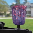 thumbnail image 2 of Yuyamidu Butterfly RV Electric Tongue Jack Cover Waterproof Polyester Jack Head Protective Cover Flower Camper Jack Protector Purple RV Accessories, Rain and Sun Protection, 2 of 7