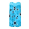 thumbnail image 4 of CHUANK Robes d'Été pour Femmes Grande Taille Robes d'Été Grande Taille pour Femmes Plage Col en U Sans Manches Faux Deux Pièces Robe T-Shirt de Fête Midi Robe Ample, 4 of 4