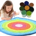 thumbnail image 4 of unbranded 18Ud Hilos De Lana Y Para Bordado En Proyectos De Cojines Y Alfombras Colores Surtidos, 4 of 8