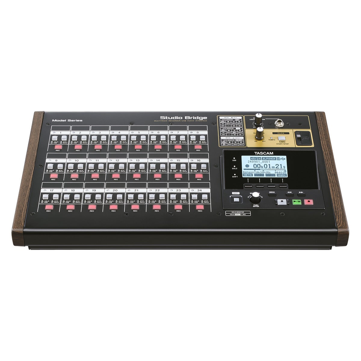 TASCAM Studio Bridge 24-Track Recorder and USB Audio Interface with MIDI