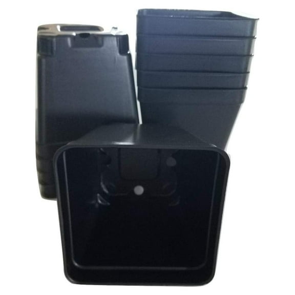3.5" Square Plastic Nursery Press Fit Pots by Drevy (100)