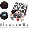 thumbnail image 4 of Sunyuer Handbags Women Fashion Leopard Cow Pattern Shoulder & Crossbody Purse Top Handle Satchel Purses Synthetic Leather Wallet, 4 of 5