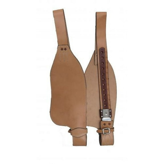 Showman PONY/YOUTH Smooth Leather Replacement Fenders (Light)