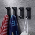 thumbnail image 7 of Needhep Over The Door Double Hanger Hooks Multiple Uses Seamless Hooks, Small Clear Heavy Duty Vacuum Suction Hooks Closet Hook Wall Mount For Kitchen, For Bedroom Dorm (Black), 7 of 7