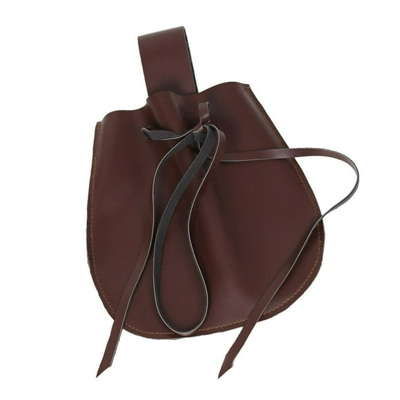 Medieval Leather Drawstring Belt Pouch  Purse Leather Belt Pouch Waist Bag Portable Jewelry Storage Dice Bag Gift for Christmas