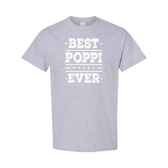 Inktastic Best Poppi Ever Fathers Day Grandpa T-Shirt