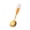 Gold, variant on DefiDgd Cute Bunny Carrot Shaped Handle Stainless Steel Spoon,Easter Teaspoons for Stirring and Mixing,Home Parties and Everyday Supplies(Silver)