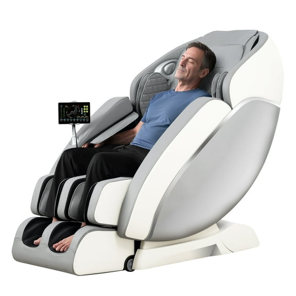 2026 Upgraded 4D Massage Chair Full Body Zero Gravity SL Track Shiatsu Stretching Relief, Back & Calf Heating, Install-free