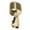 Gold, variant on Classic Retro Dynamic Vocal Microphone, Old Vintage Style Pickup Microphone with XLR Female to 6.35mm Cable, Wired Studio Microphone Vintage Microphone Mic For Singing