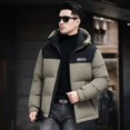 thumbnail image 3 of Ropa de diseñador para hombre, chaqueta corta ligera de plumón de pato, chaqueta acolchada de lujo, abrigo frío para hombre para invierno, 3 of 5