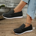 thumbnail image 2 of Women's Casual Loafers Comfortable Slip On Suede Walking Shoes Wide Toe Box Non Slip Lightweight Dress Shoes, 2 of 9