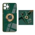 thumbnail image 4 of Case 1, Soft TPU Silicone Protective Cover with Foldable Back Finger , For 12 , other Green For 12 Pro Max, 4 of 7