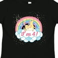thumbnail image 4 of Inktastic 4th Birthday Unicorn Rainbow Cute Girls Girls Toddler T-Shirt, 4 of 5