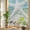 CadetBlue, variant on Marble Turquoise Privacy Window Film, Decorative Stained Glass Window Film, Abstract Nature Cracks Silver Wavy Resuable Rainbow Static Cling for Home Bathroom Living Room Glass Door 17.7"x39.3"