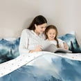 thumbnail image 5 of Manfei Woodland Jungle Plants 2pcs Bedding Comforter Set for Children Teens,Moutain Trees Twin Comforter Sets,Botanical Theme Breathable Bedding Set,Lightweight Room Decor,Reversible, 5 of 8