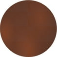 thumbnail image 1 of Ahgly Company Tapis Rond Lavable en Machine Intérieur Transitionnel Marron Sienne, 3 Pieds Rond, 1 of 7