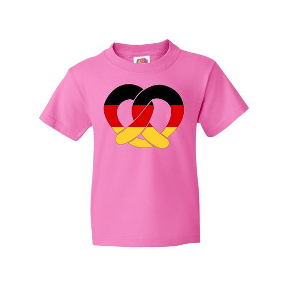 Inktastic German Flag in Pretzel Shape Youth T-Shirt