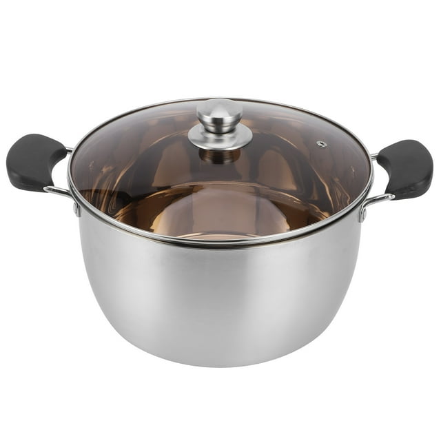 Oubit Pot Alimentaire Complémentaire, 26cm Acier Composite Pot à Lait Finition de Luxe
