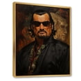 thumbnail image 2 of Designart " popart Steven Seagal Portrait" Portrait Floater Framed Canvas Print, 2 of 7