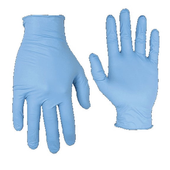 Custom Leathercraft 284267 Nitrile Disp Glove M 100-Bx-Pack of 4