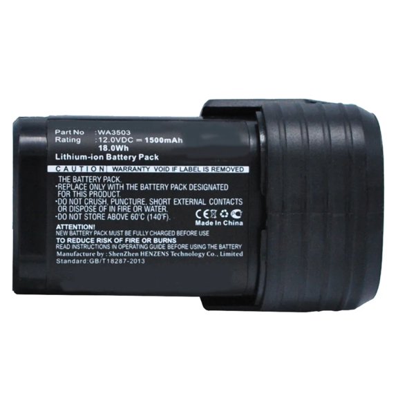 Batteries N Accessories BNA-WB-L6360 Power Tools Battery - Li-Ion, 12V, 1500 mAh, Ultra High Capacity Battery - Replacement for Rockwell WA3503 Battery